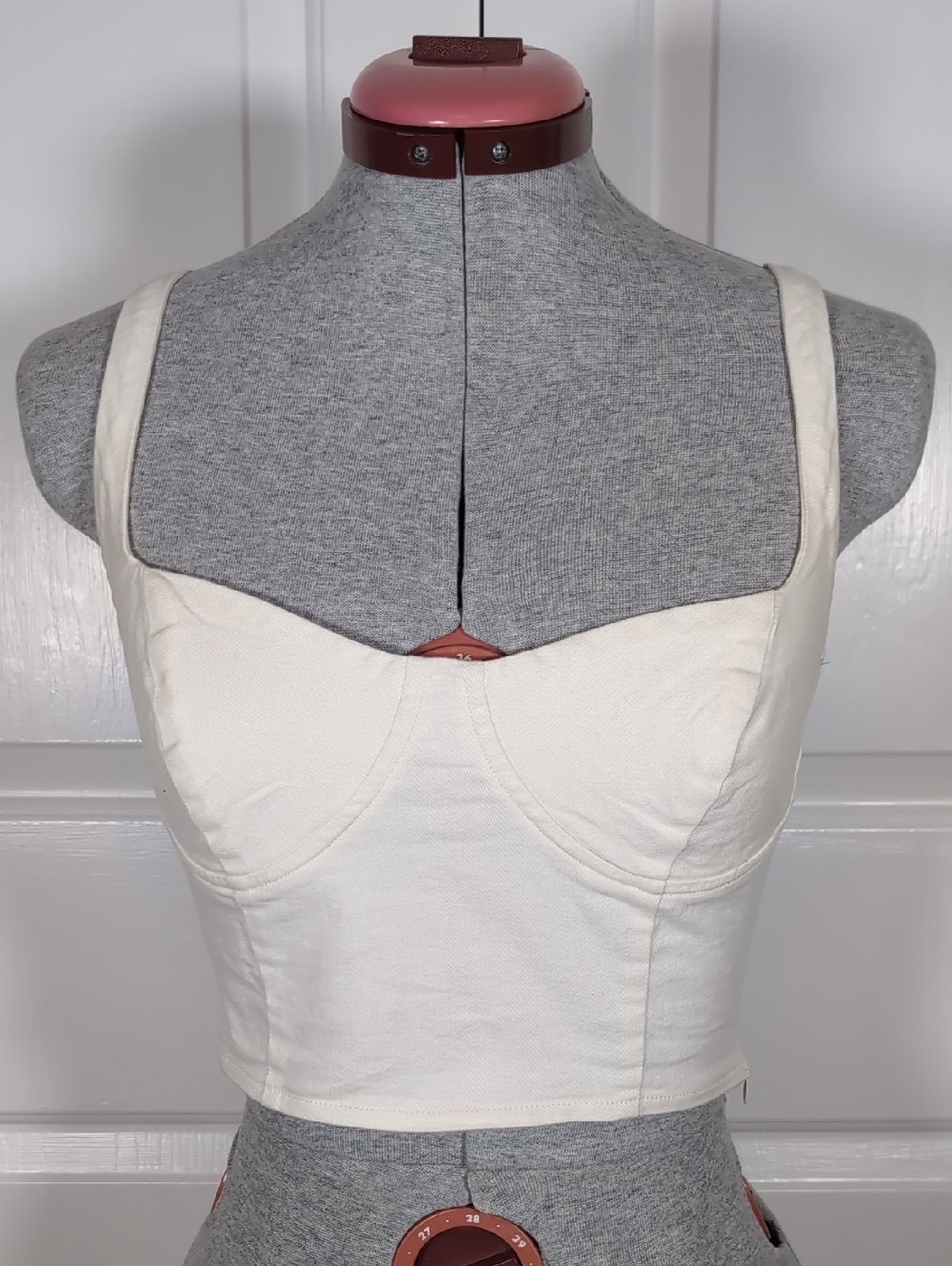 ASTR the Label Cream Corset Top Cream Bustier Crop Top Coquette Aesthetic Size S